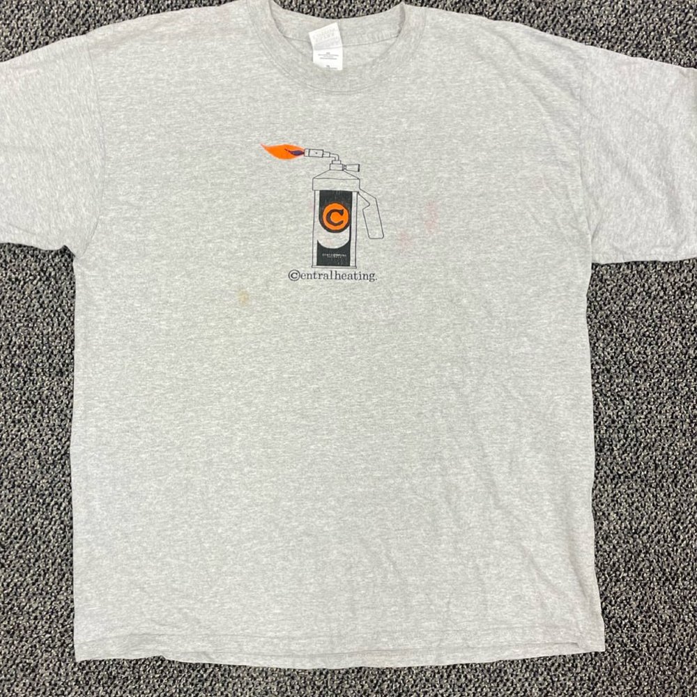 Rare Grand Central Records Central Heating T-Shirt Size XL